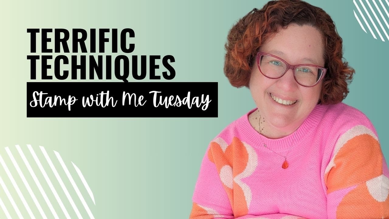 Stamp with Me Tuesday: Swiping Technique for Handmade Card Backgrounds