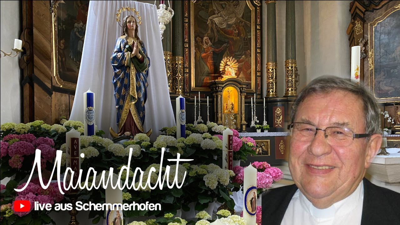 Maiandacht mit Prälat Franz Glaser, Untermarchtal