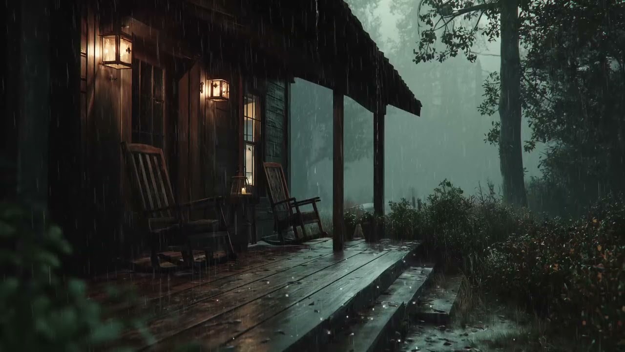 Peaceful Rain Sounds in the Night 🌧️ Relaxing Rain Ambience for Calm Sleep and Quiet Mind