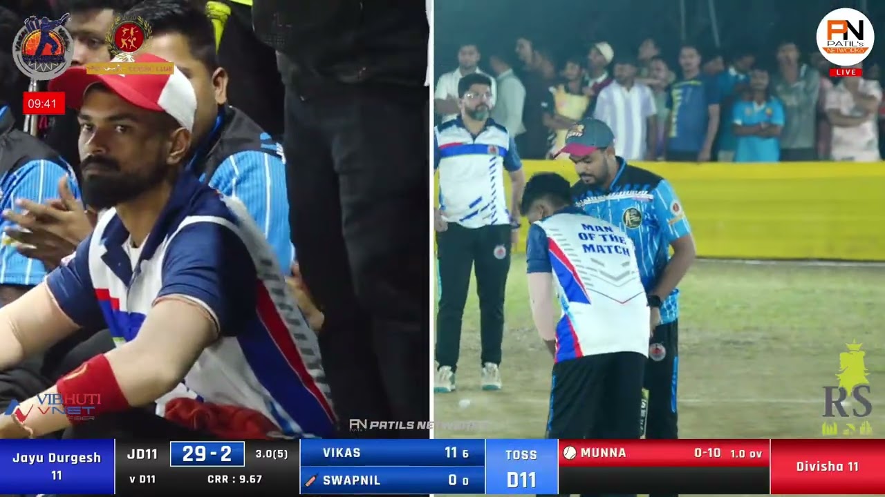 JAY DURGESH 11 VS DIVISHA 11 || VASAI-VIRAR PREMIER LEAGUE 2025 || SEASON 8