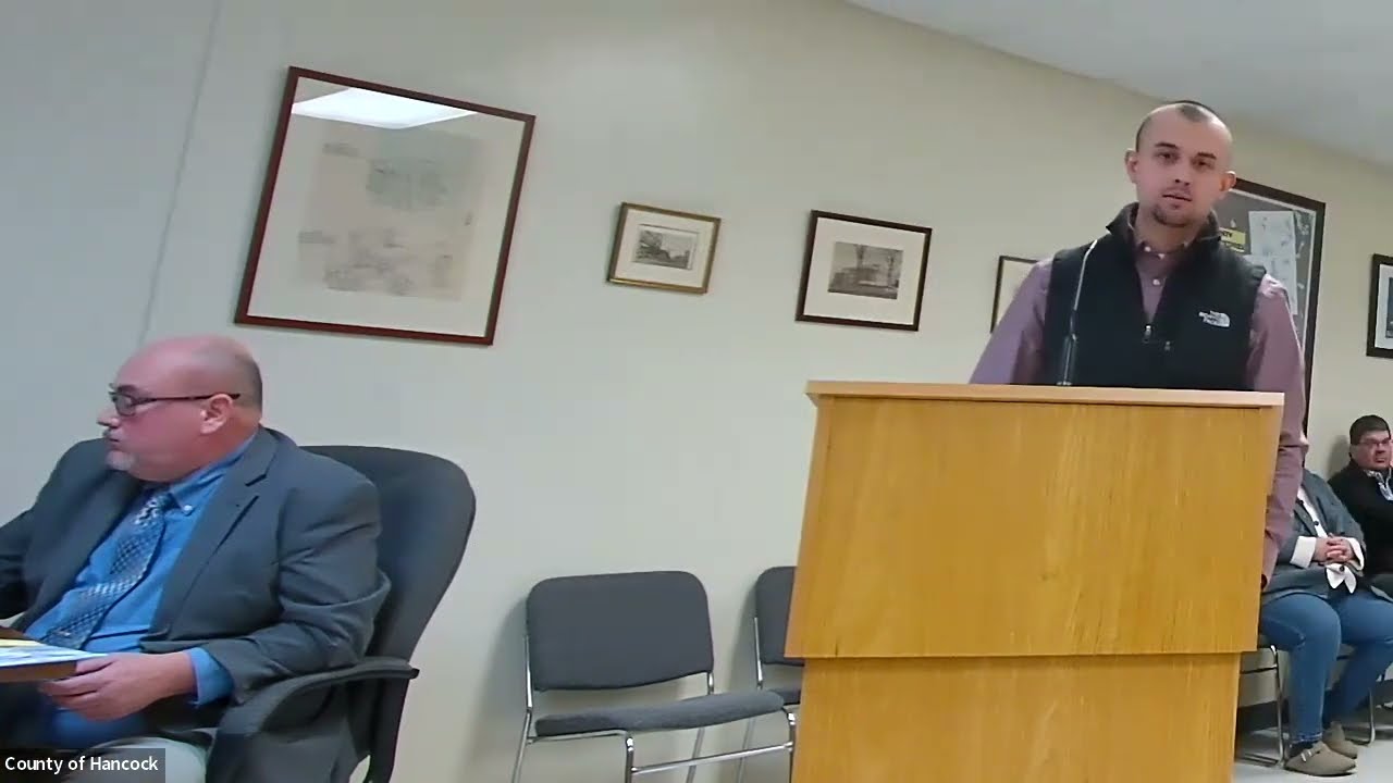 March 18, 2025 Hancock County Commissioners' Special Meeting Video