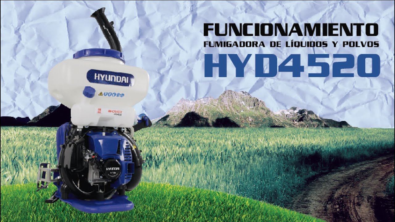 FUMIGADORA HYUNDAI HYD4520 | FUNCIONAMIENTO (LÍQUIDOS)