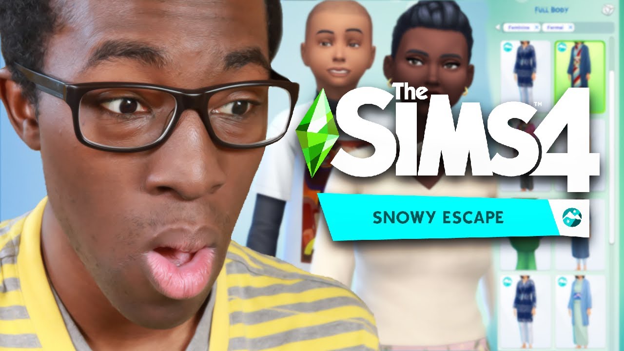 THESE OUTFITS ARE A MUST // The Sims 4: Snowy Escape (CAS OVERVIEW)