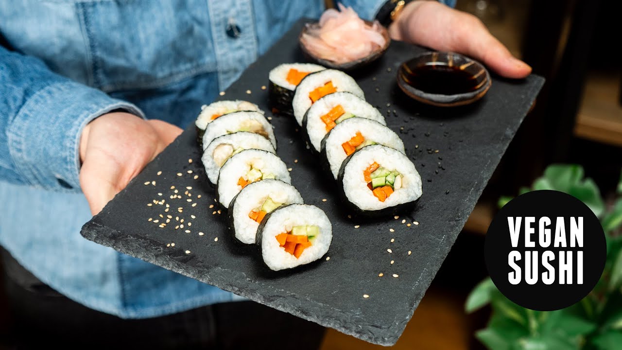 家で簡単にできるヴィーガンのお寿司