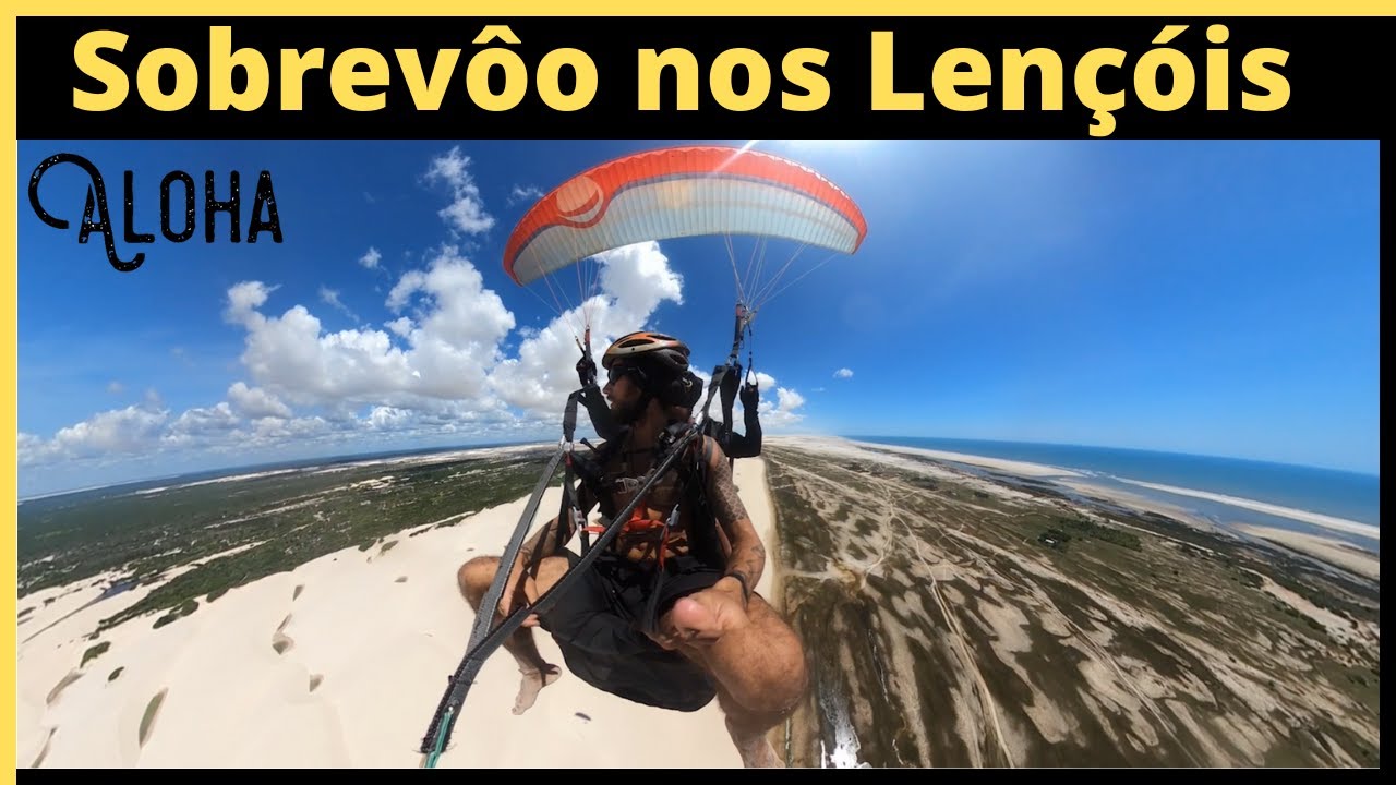 PARAPENTE NOS LENÇÓIS MARANHENSES