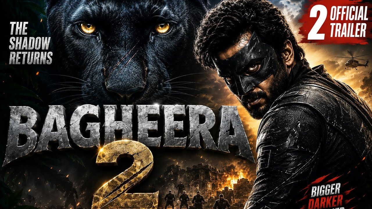 Bagheera 2 Full Hindi Dubbed Movie 🔥 South Ki Sabse Dangerous Action Film 😱