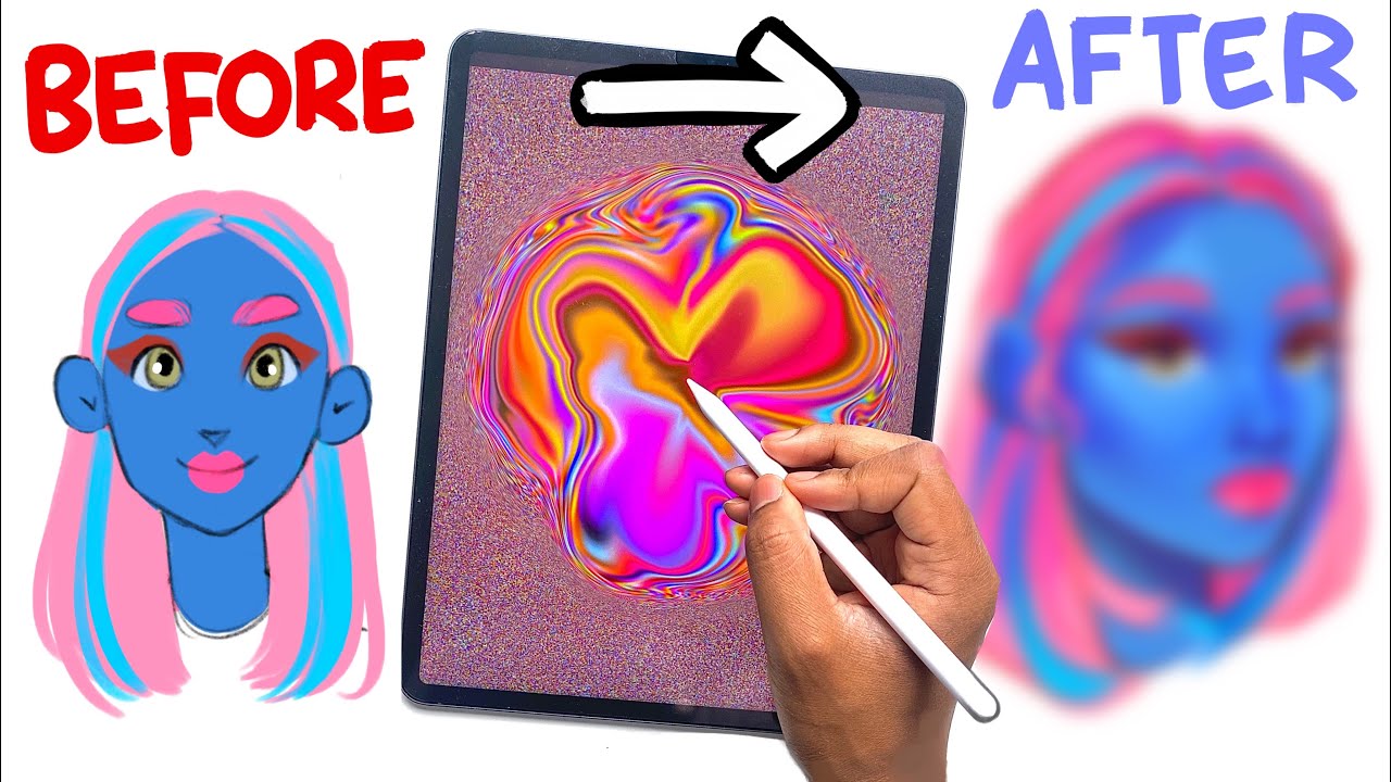 RANDOM Color Picker TRANSFORMED My Drawing Challenge…(CRAZY Results)