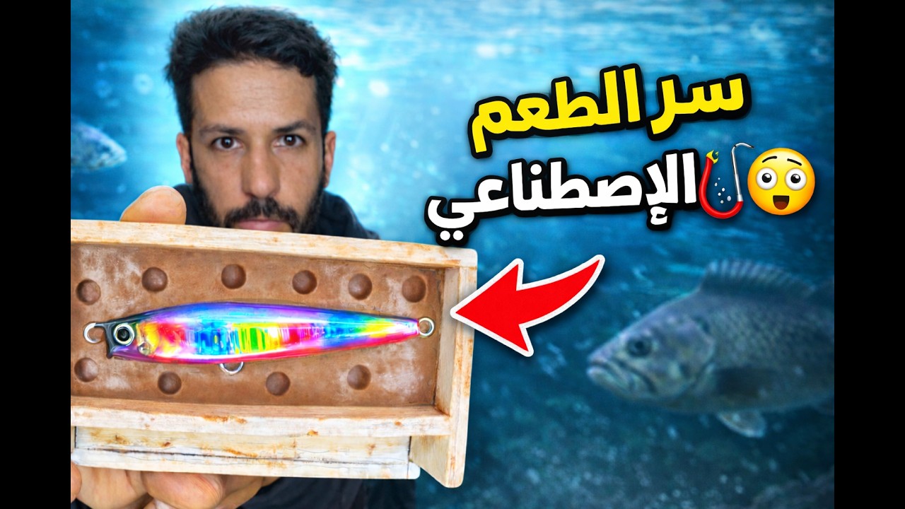 صناعة قالب الطُعم الاصطناعي في البيت طريقة سهلةونتائج احترافية 🎣#siliconemould#قوالب_سيليكون#سيليكون