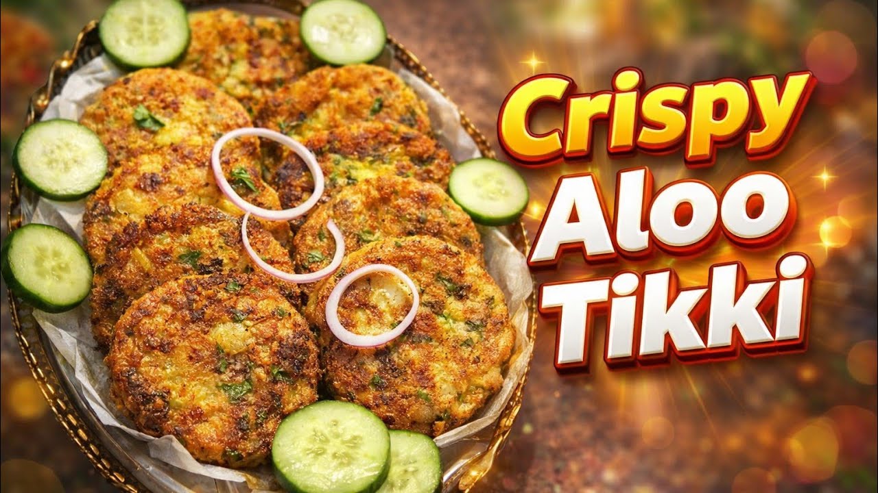 Crispy Aloo Tikki at Home