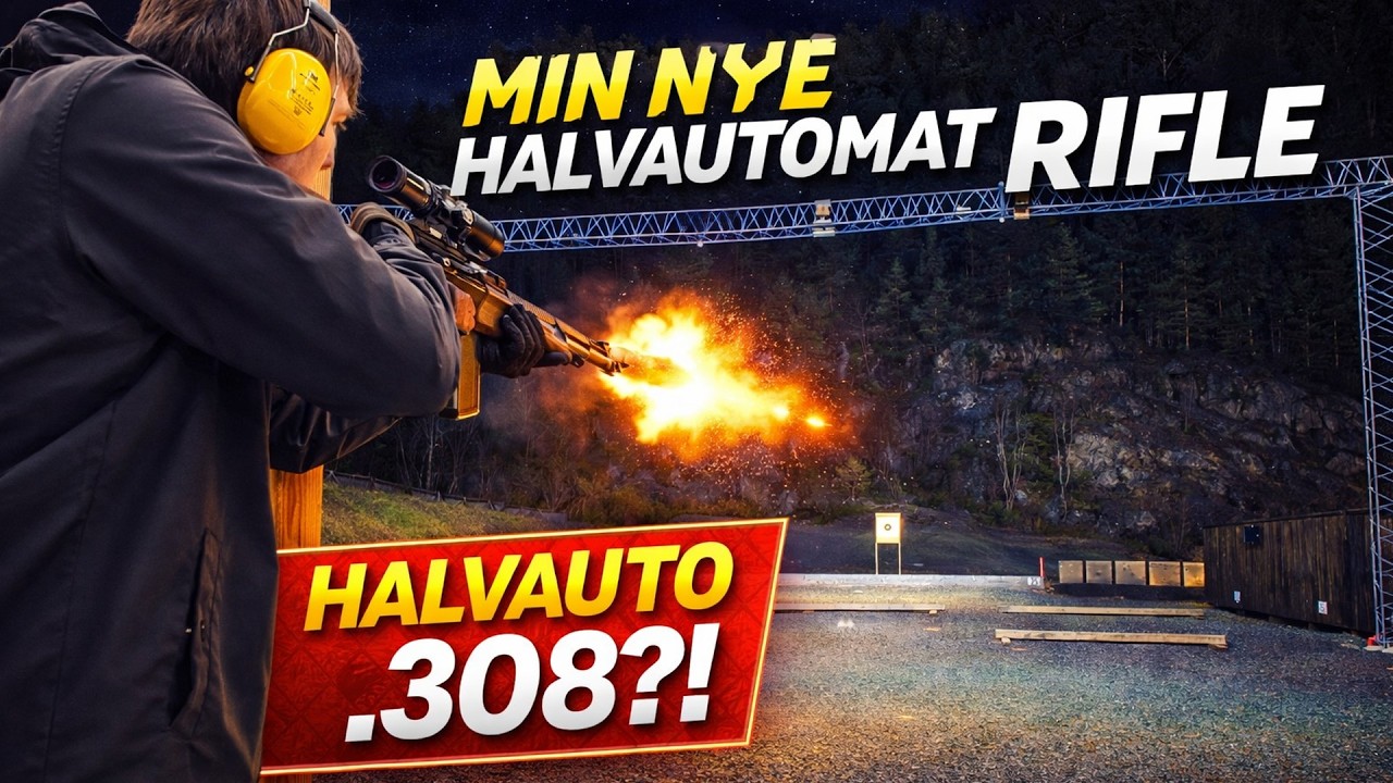 Min Nye HALVAUTO Rifle?! (.308 Win)