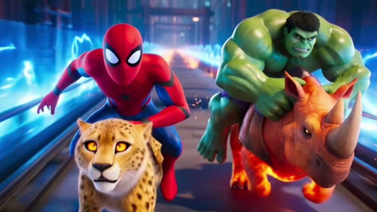 Hulk CHEATED in Race! 😡 Spider Man&rsquo;s GOLDEN GRYPHON Transformation! ⚡