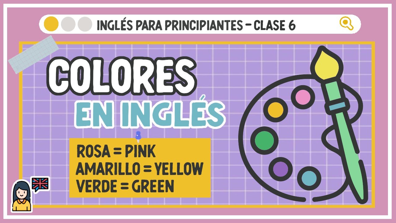 LOS COLORES EN INGLÉS | Inglés para principiantes