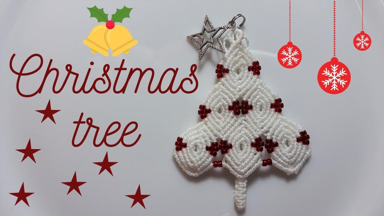 How to make a macrame christmas tree / Come fare un albero di natale in macrame