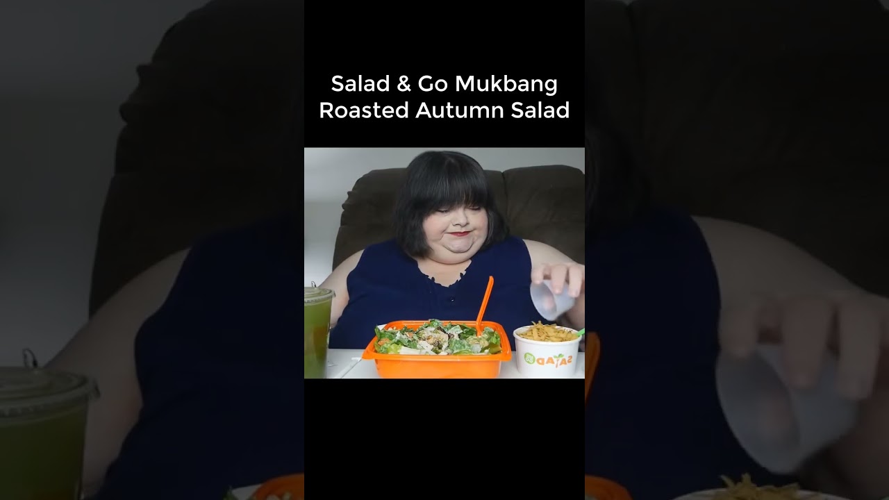 Salad Go Mukbang Roasted Autumn Salad with Green
