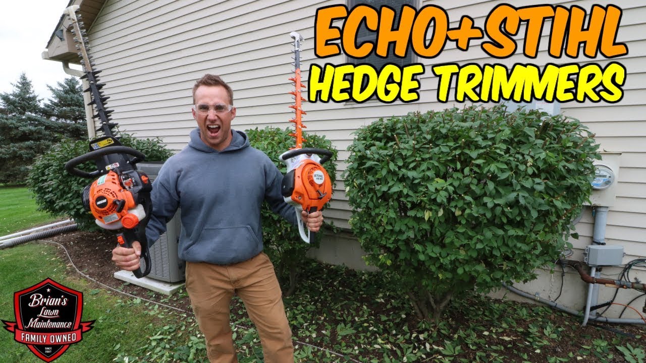 The BEST STIHL & ECHO Hedge Trimmers? Side By Side Comparison ► Which Did We Like Better?