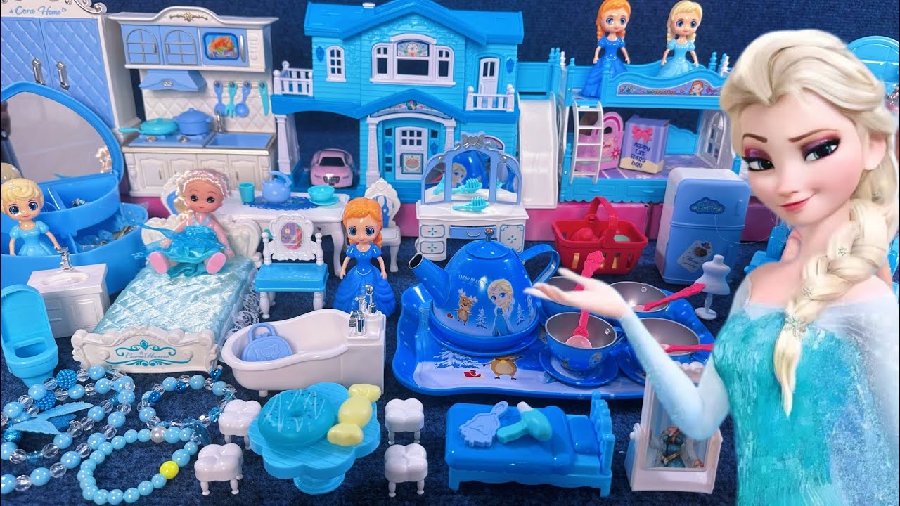 11 Minutes Satisfying with Unboxing Cute Princess House Collection ASMR | Review Toys