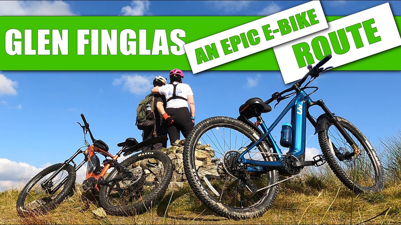E-Bikes round The Glen Finglas Mell Circuit