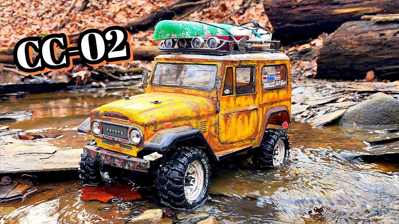Tamiya CC-02 Toyota Land Cruiser High Banks metro Park 