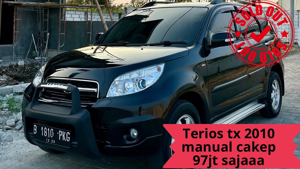 Daihatsu terios tx 2010 manual murah