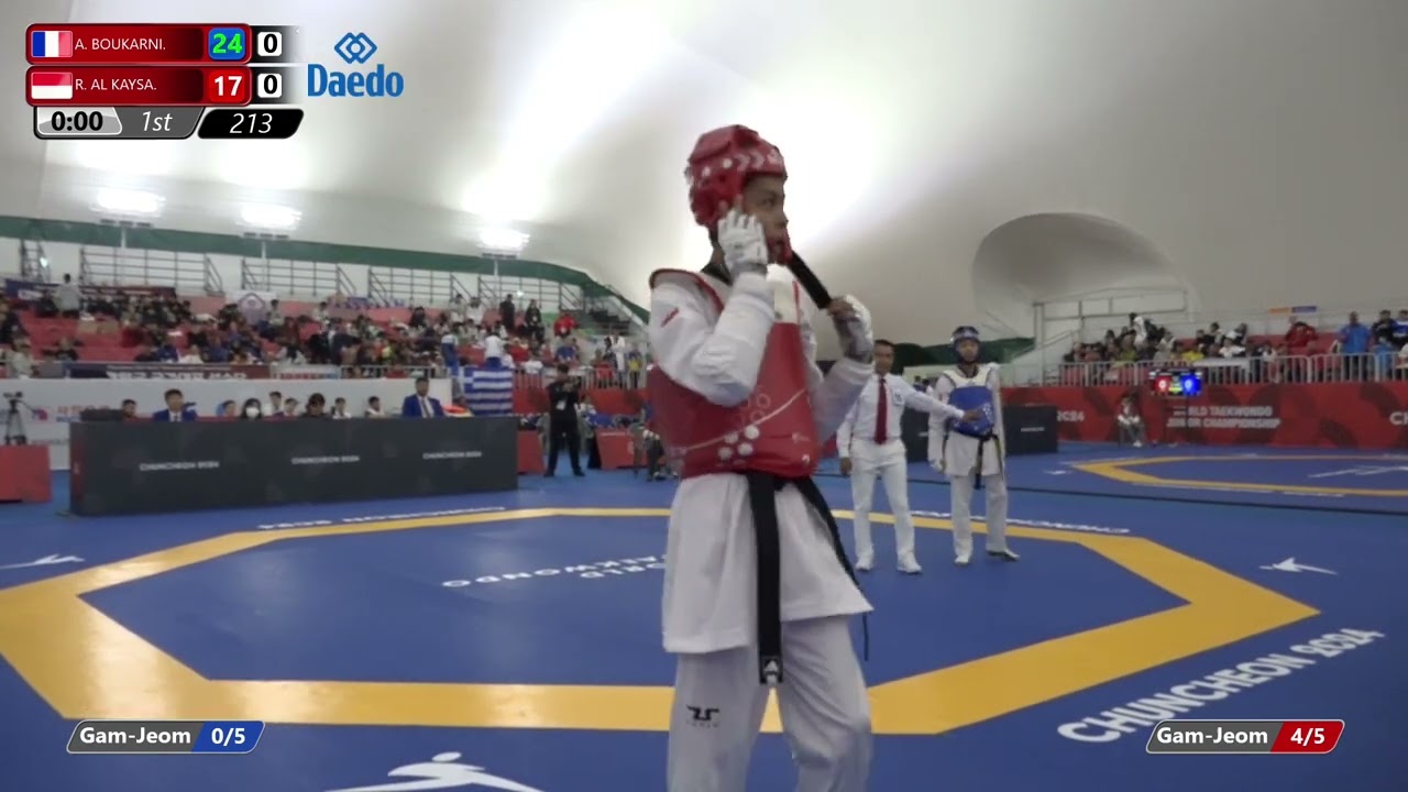 213 Round of 32 Men  55kg FRA A  BOUKARNI  INA R  AL KAYSA