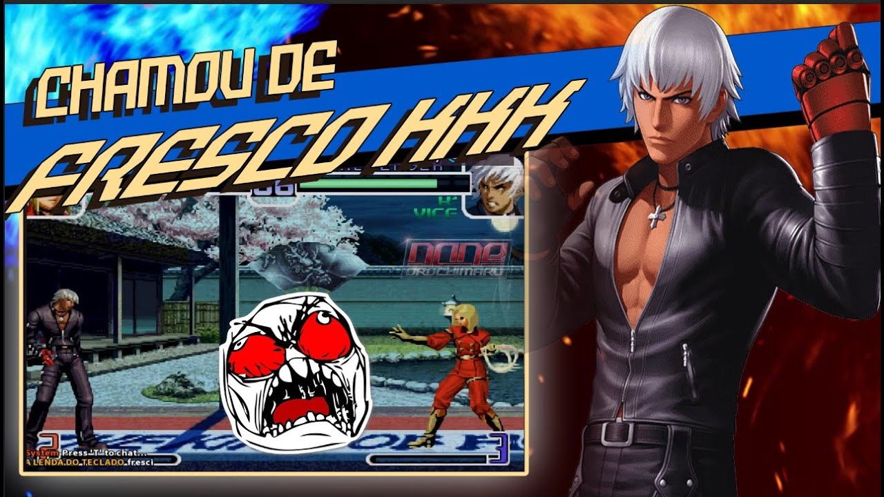 ►KOF 2002 PLUS PROVOCAÇÃO E OFENSAS►FIZ LARGAR O CONTROLE E ME CHAMOU DE FRESCO FULL RAGE KKKKKKKKK