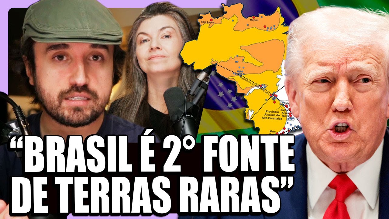 TRUMP QUER AS TERRAS RARAS DO BRASIL