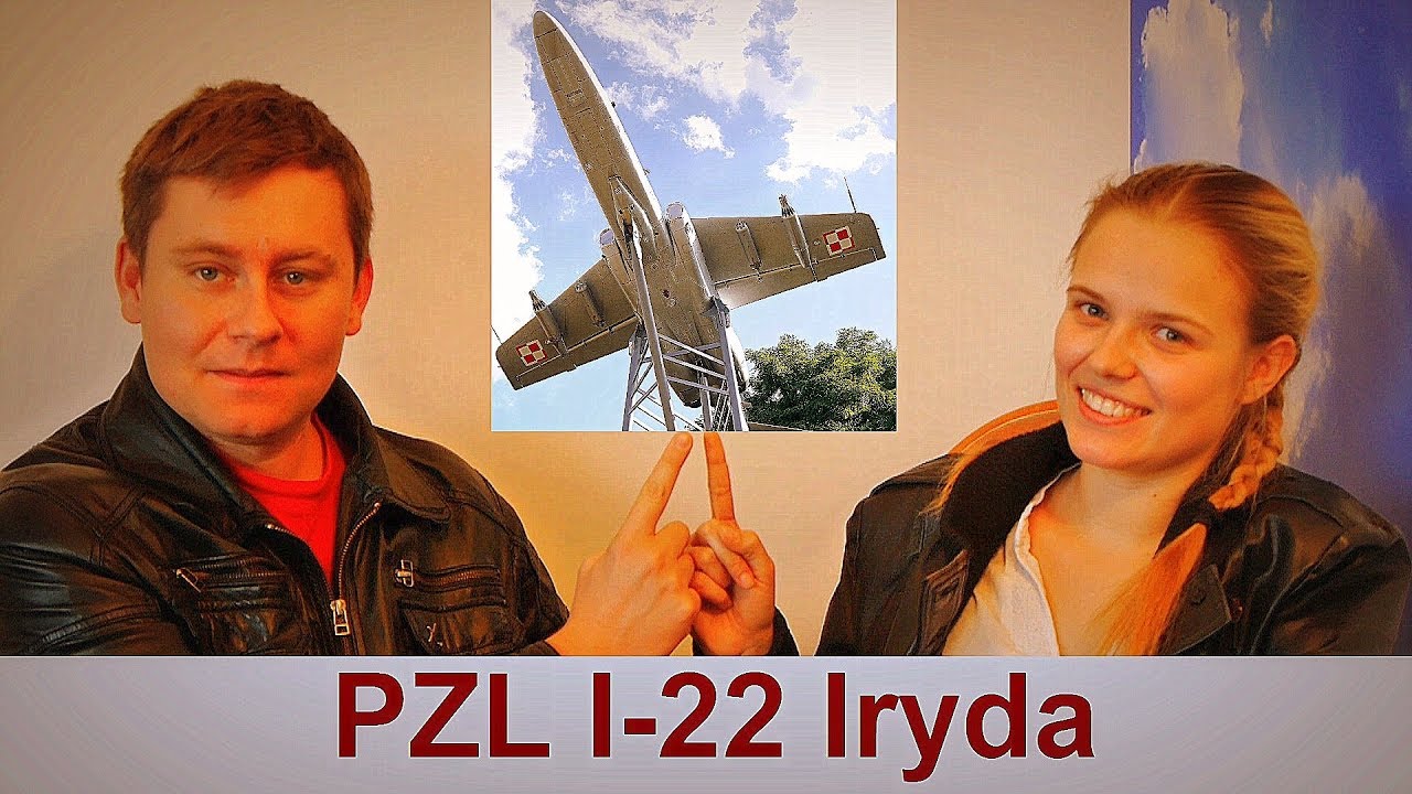PZL I-22 Iryda - ciemne chmury nad lśniącym samolotem #Zabytki_Nieba