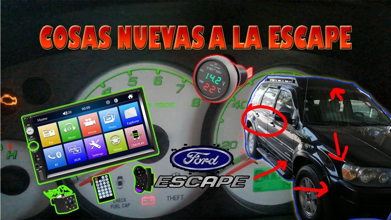 ford escape | ACCESORIOS BARATOS que modernisan tu auto - gadgets baratos para tu auto  ✅
