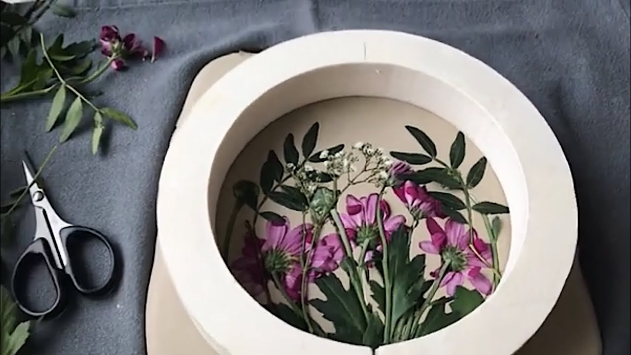Botanical Plaster Casting/ Relaxing Art