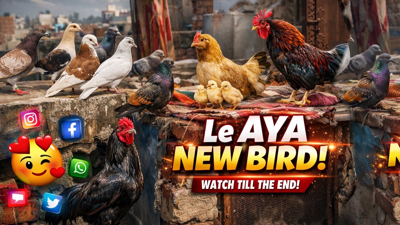 🐣Aj apne loft par new bird le aya🐓