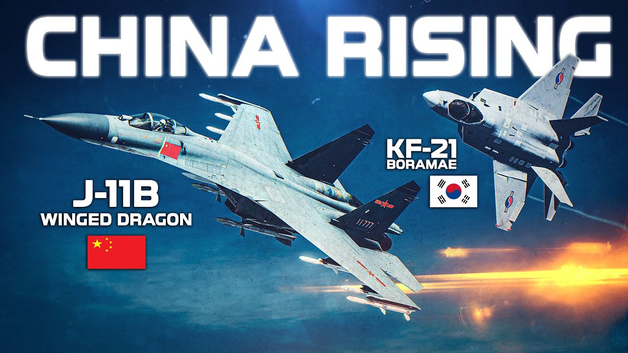 KF-21 Boramae Vs J-11 Winged Dragon Intercept | Digital Combat Simulator | DCS |