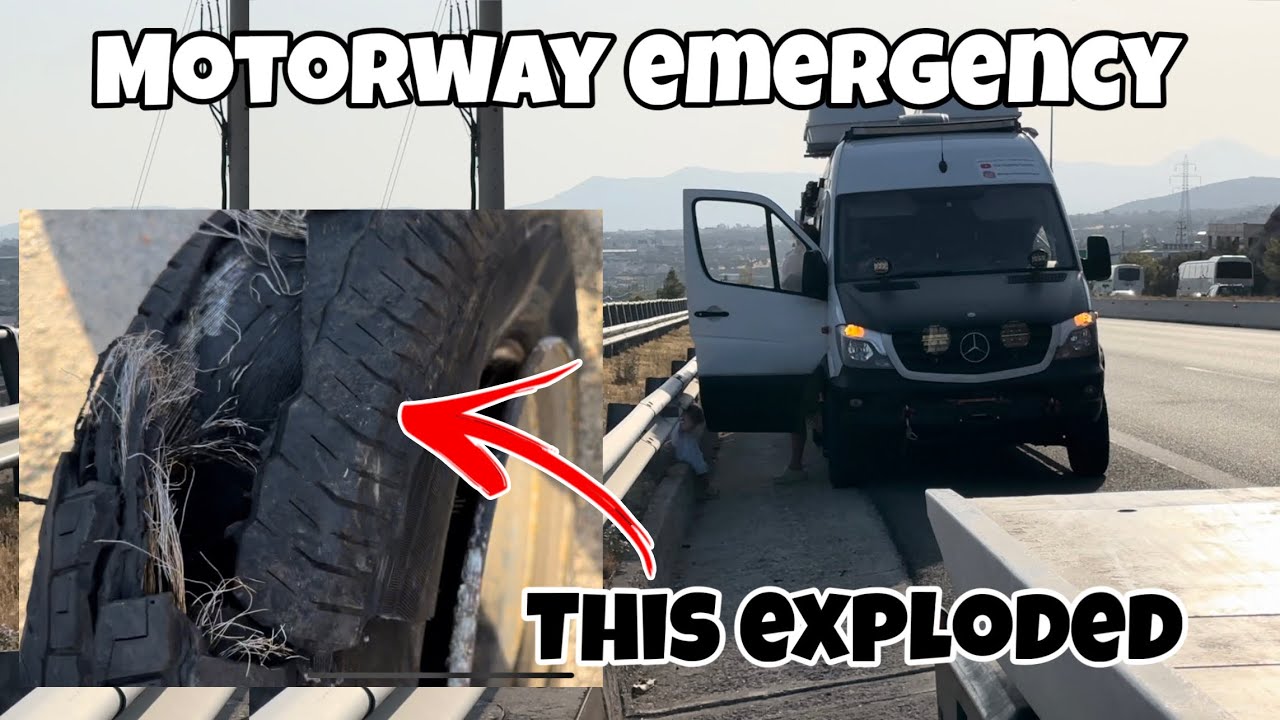 Motorway Emergency: Our Wheel EXPLODED at 50mph! 