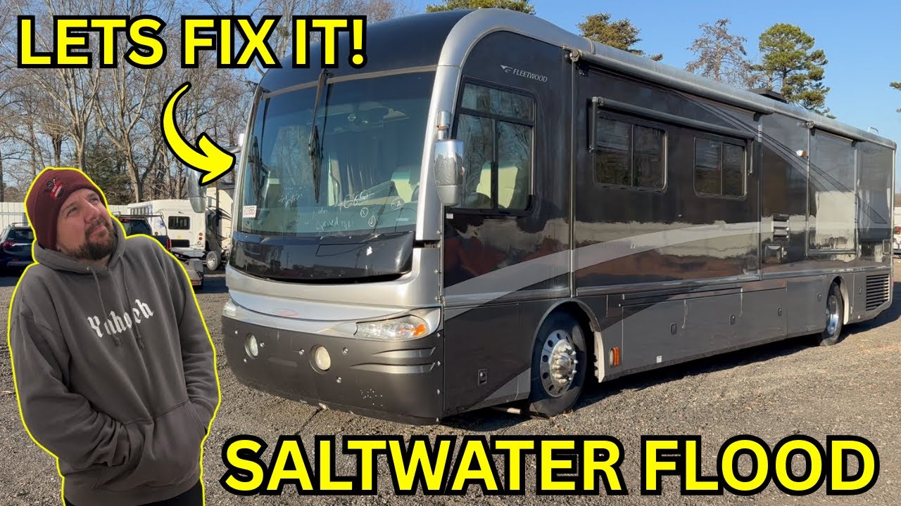 Can a SALTWATER-FLOODED RV Be Saved?! (Let’s Fix It)