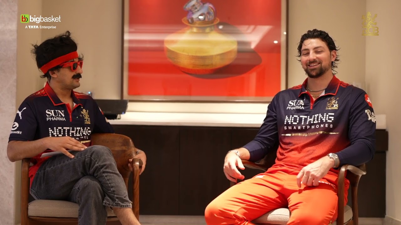 Timmy D in his best behaviour with Mr. Nags | IPL 2026 | RCB Insider Show ft. Tim David