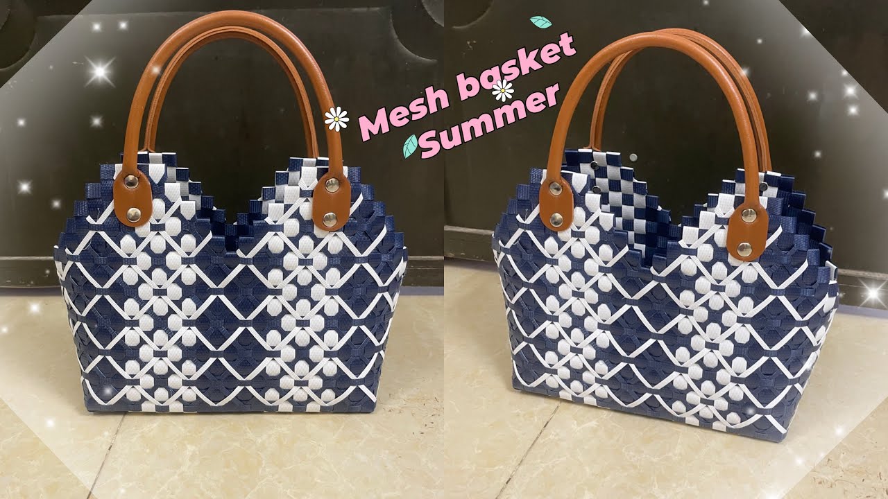 Cách xỏ 1 chiếc giỏ lưới đơn giản, mesh nasket