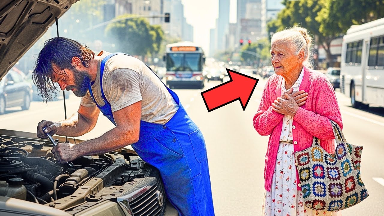 JOVEN MECANICO SIN HOGAR ARREGLÓ EL AUTO DE UNA ANCIANA, DÍAS DESPUÉS SU VIDA CAMBIA POR COMPLETO