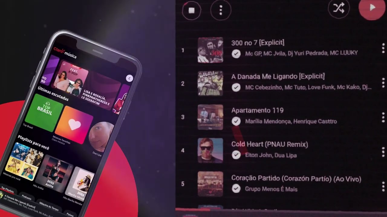 Claro música: app de músicas, rádios e podcasts | Claro