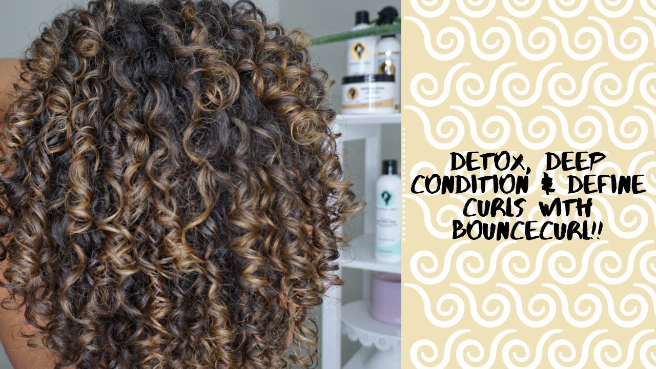 Detox Deep Condition and Define Natural Curly Hair with Bouncecurl