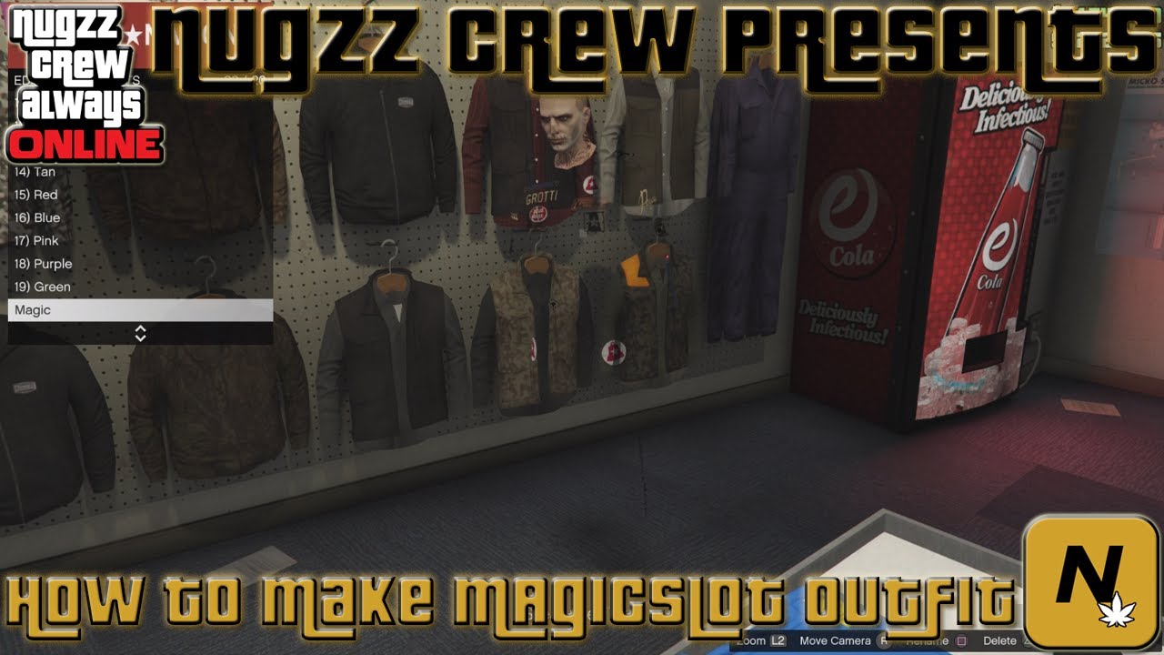 Grand Theft Auto V Online: How To Make Magic Slot Outfit (SAVE WIZARD & File) PATCHED