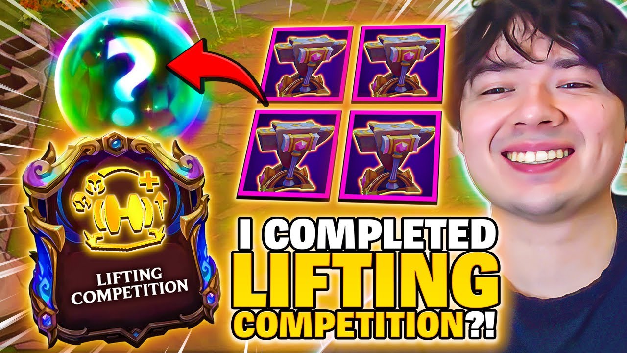 I COMPLETED THE LIFTING COMPETITION WITH 10 BRUISERS?!