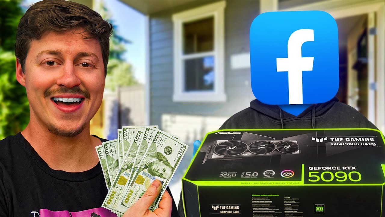 Facebook Marketplace Gaming PC Challenge - ONLY Parts From Facebook