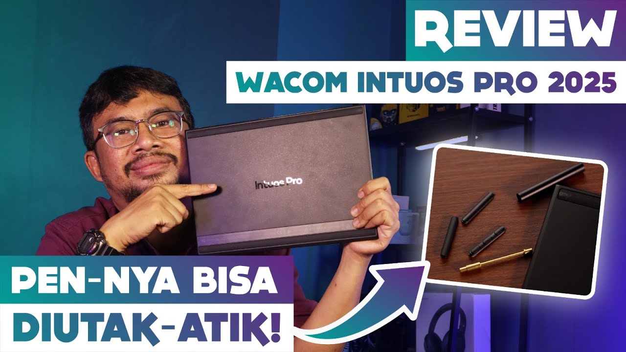 Seharga Motor Bekas, Worth It Ngga Sih? Review Wacom Intuos Pro 2025 | Indonesia