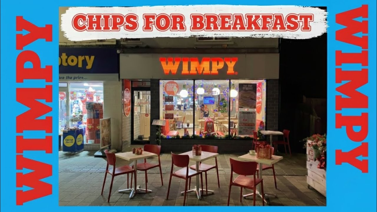 Я позавтракал в Wimpy в Феликсстоу.