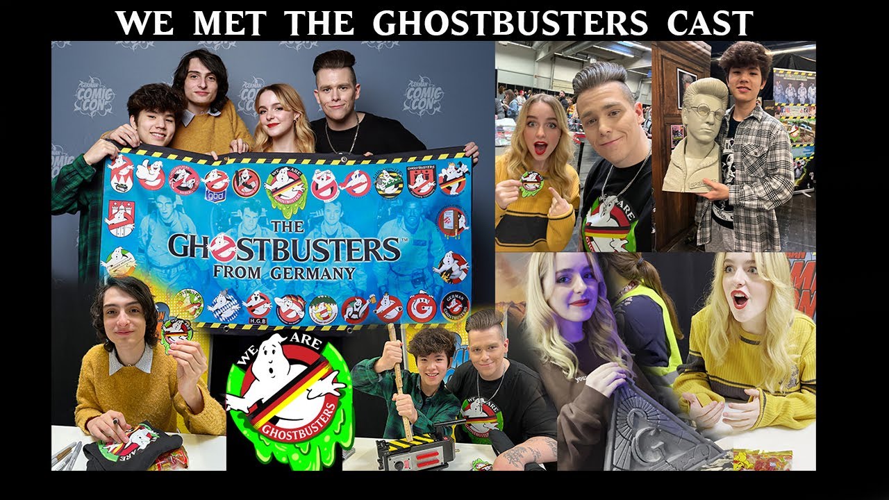 Meet the Ghostbusters Afterlife Cast - McKenna Grace - Logan Kim , We are Ghostbusters Germany