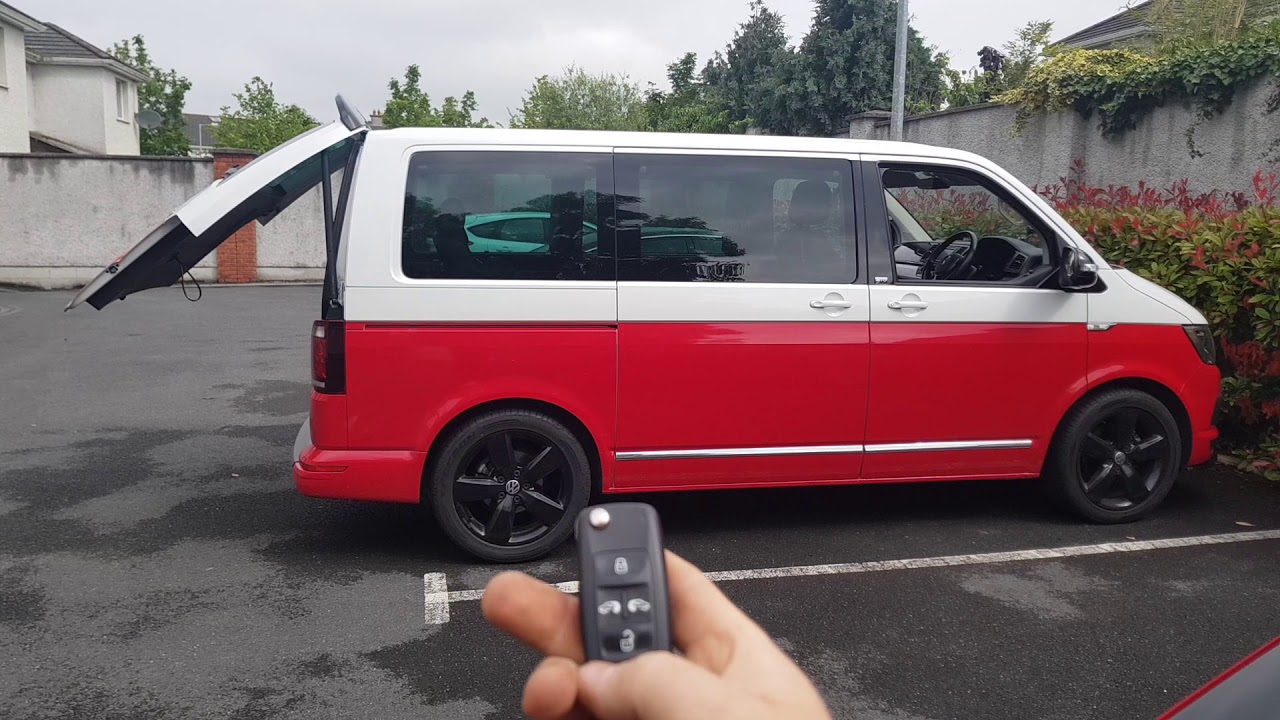 VW Transporter T6 - all ELECTRIC: tailgate, sliding doors, mirrors & windows