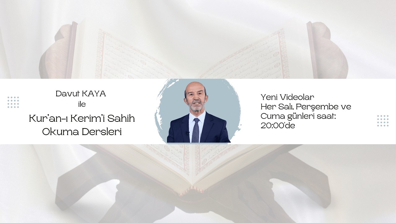 Kur'an-ı Kerim Sahih Okuma Dersleri 8: Gayn (غ) ve Ha (خ) Harfleri Mahreçleri