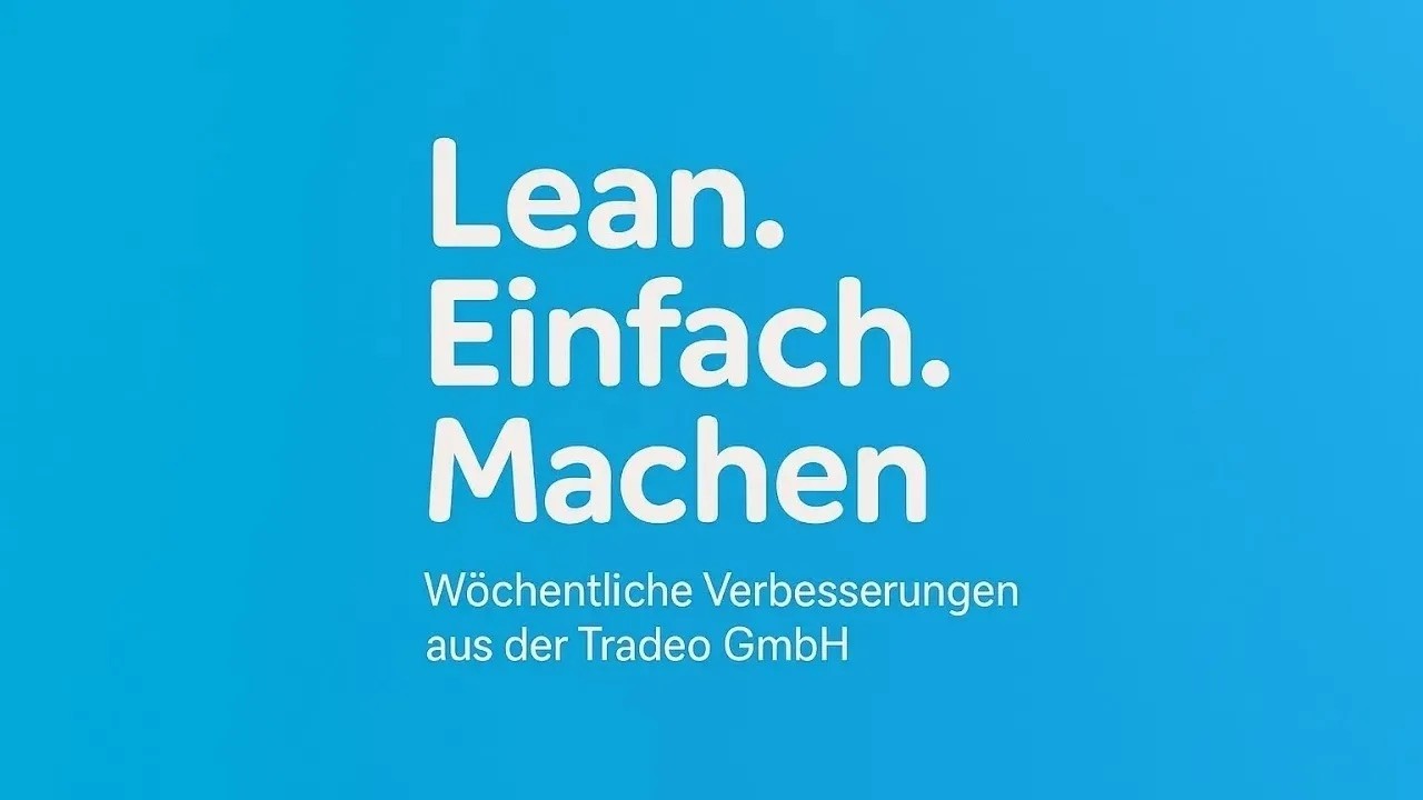 Lean & 3S Videos der Woche 9/26