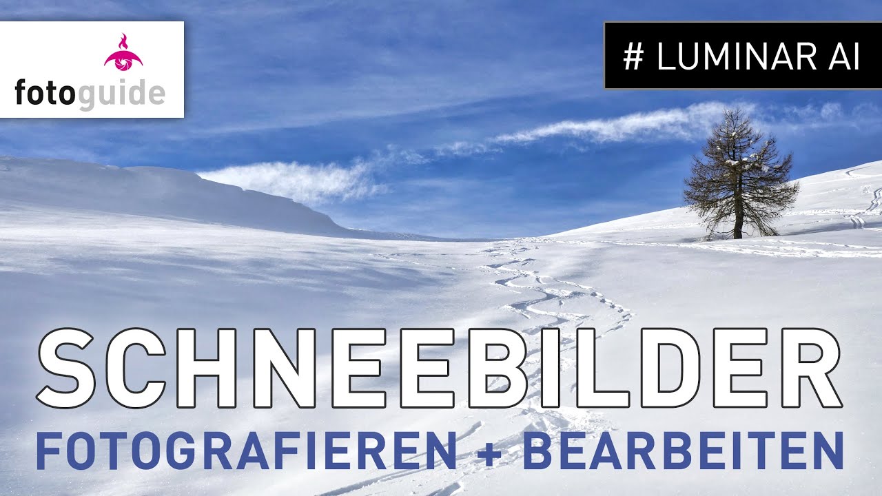 LUMINAR 4 + AI #: Schneebilder | Richtig fotografieren und bearbeiten