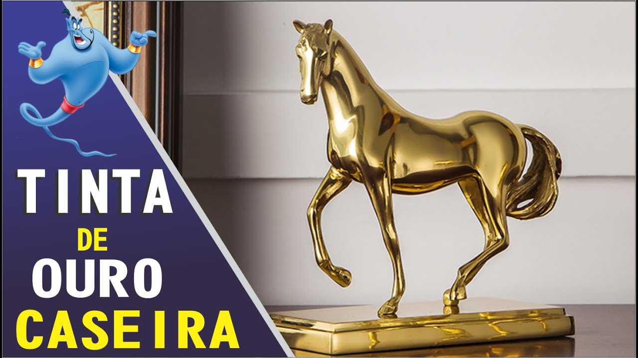 COMO FAZER TINTA METALICA | tinta ouro dourada metálica caseiro pintura cromada pintura metalizada