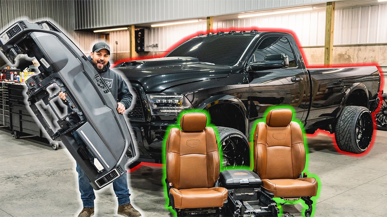 OEM Ram Tradesman to Laramie Longhorn Conversion!!! Full Swap Part 1